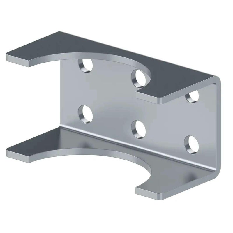 Ghost Controls AX4R Round Post Adapter Brackets to Adapt to 4 inch Round Steel Posts for Automatic Gate Opener Systems - Image 1